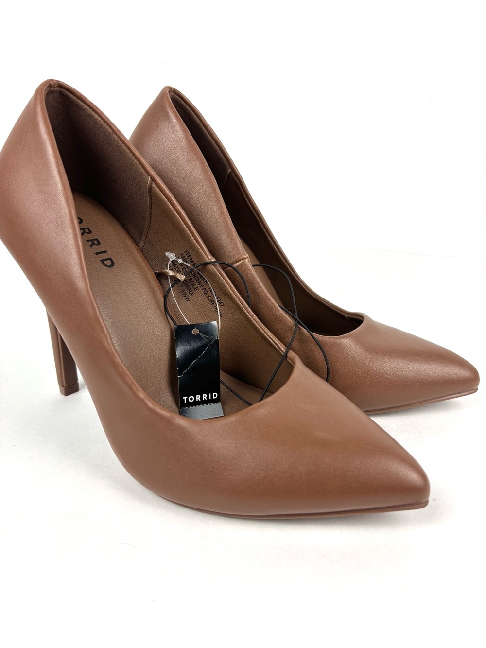 Torrid Brown Stiletto Heals 7.5